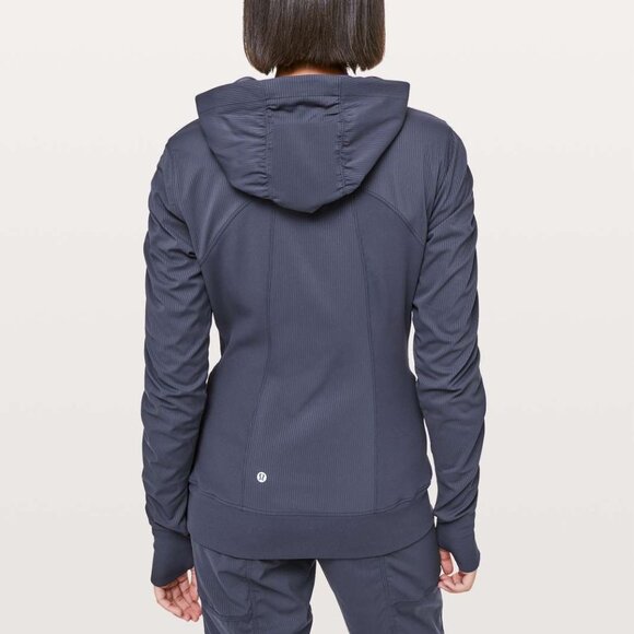 Lululemon Dance Studio Jacket III Cadet Blue Sz 6 - Picture 3 of 12